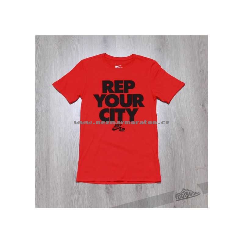 Nike Rep Your City Tee Červené lgsd246k1upc